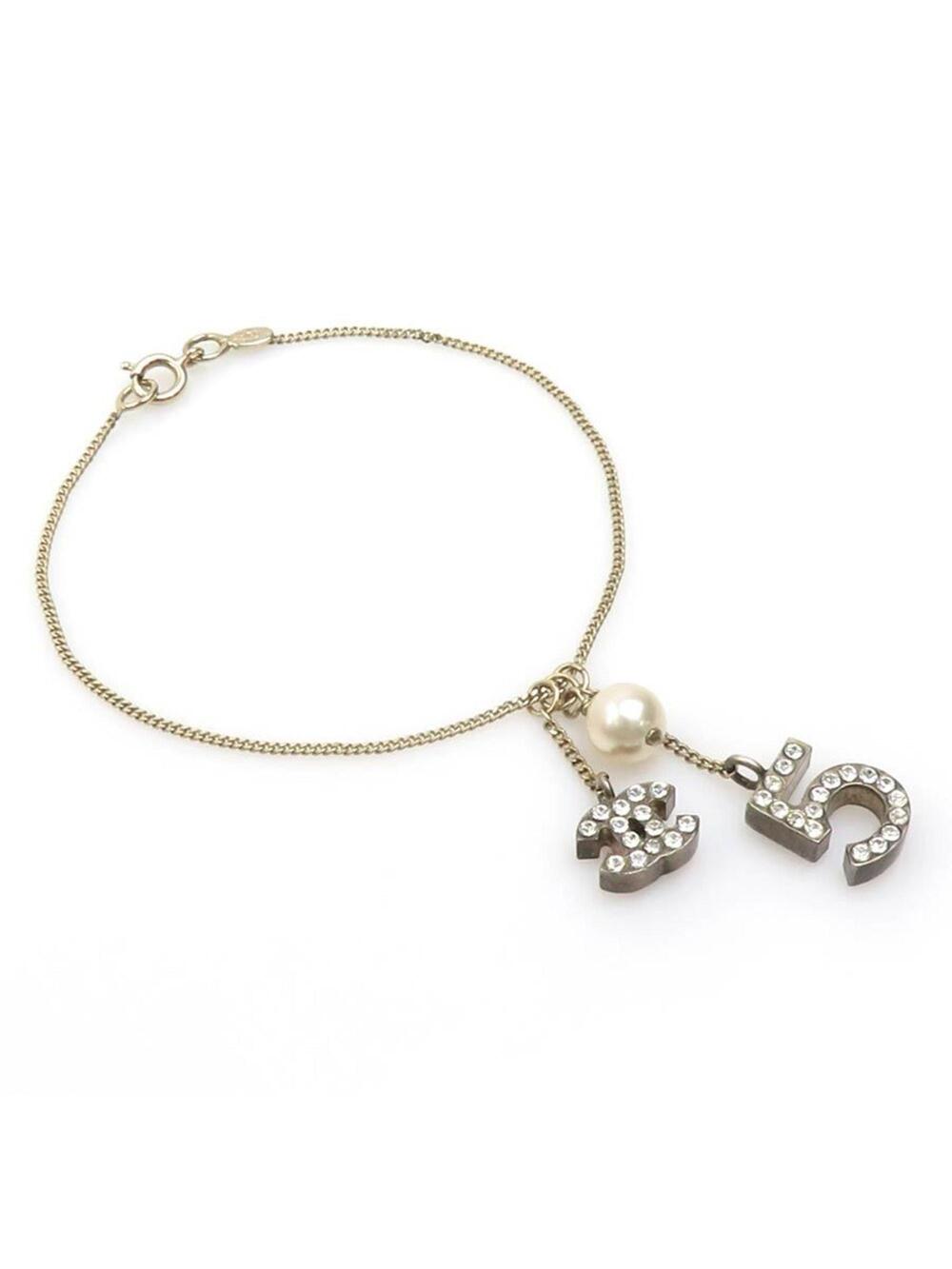 Chanel Charm Bracelet Metal Gold With #215783C56B
